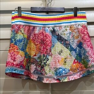 Lucky in Love 14” Multicolor Floral Skort